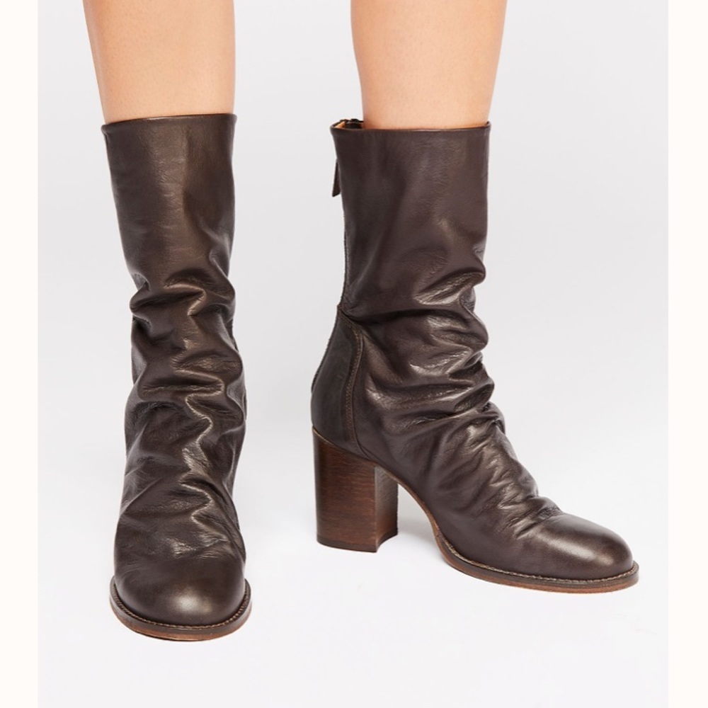 Free People Elle Block Heel Boots